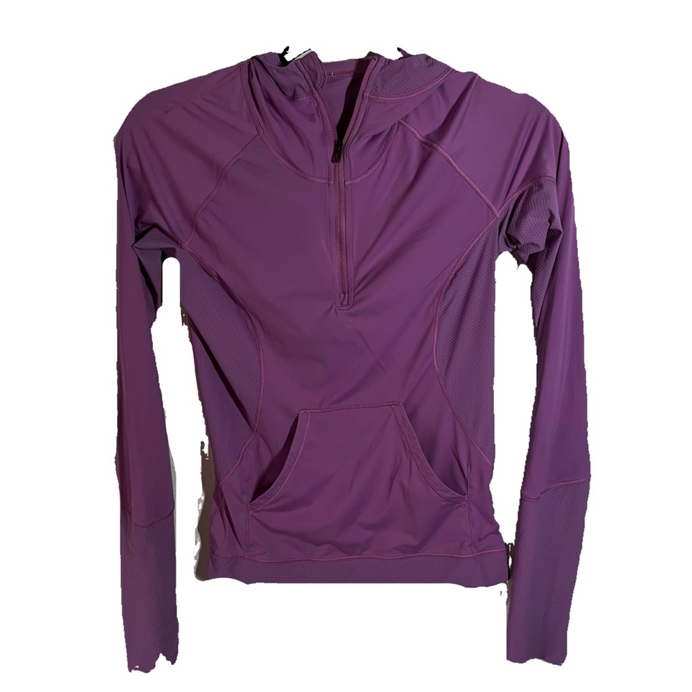 lululemon Half Zip tight workout top with Hoodie Size 4